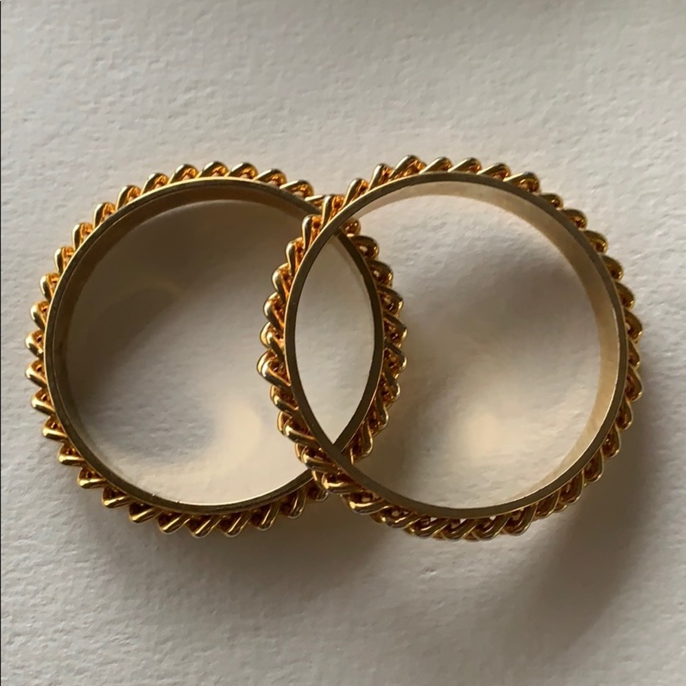 Bebe gold chain bangle bracelets